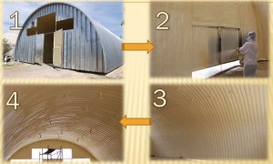 Процесс напыления